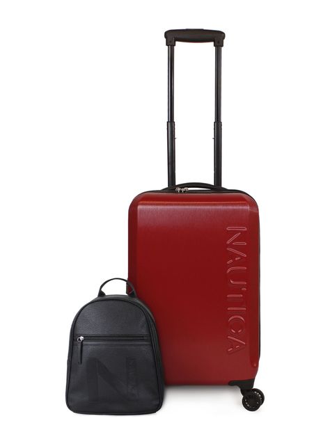 Pack Maleta cabina S (10 Kg) Victory Rojo + Mochila Malik Negro-0