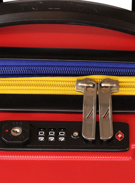 Pack Maleta cabina S (10 Kg) Vesper Rojo + Mochila Malik Negro-3