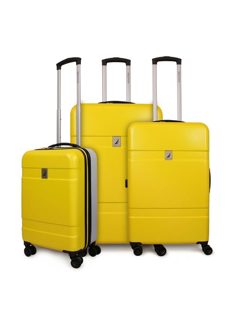 Set Maletas Bora L+M+S Amarillo-0