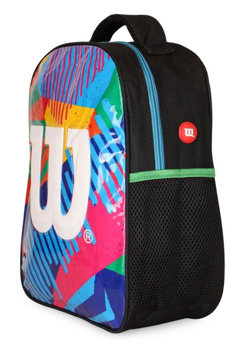 Mochila infantil unisex Fusion negra multicolor Wilson-1