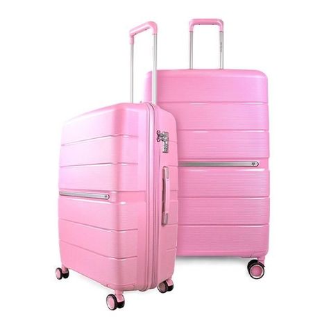 Pack 2 maletas M+L Xpos Rosado Swiss Bag-0