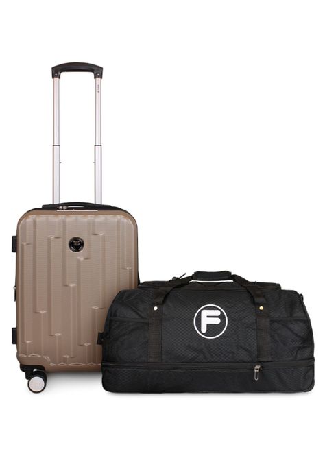 Maleta de cabina Flip café + Bolso enrollable Goliat 80lts F-0