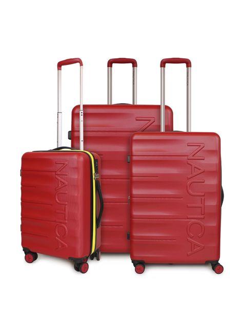 Set 3 maletas S+M+L Ibiza Rojo-0