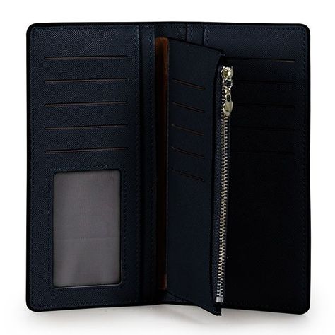 Pack 2 Billeteras de mujer Vesta Negro y Azul-4