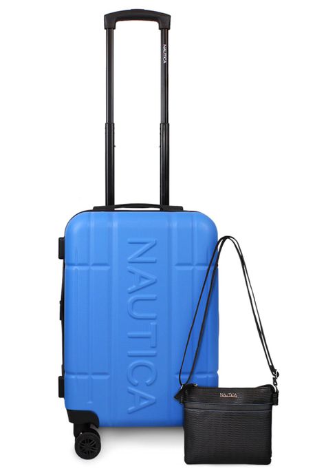 Pack Nautica Maleta cabina Amsterdam blue + Crossbody Leeway-0