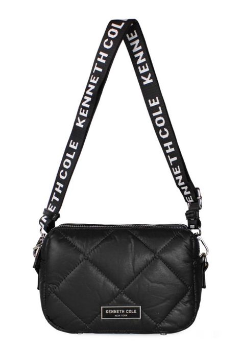 Cartera acolchada Peyton negra Kenneth Cole-0