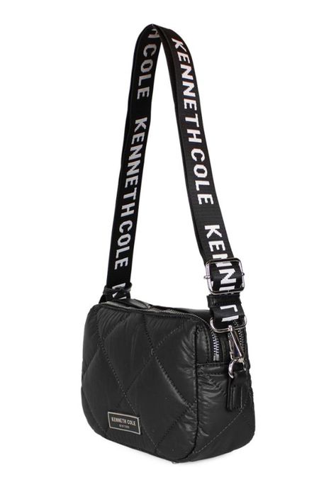 Cartera acolchada Peyton negra Kenneth Cole-1