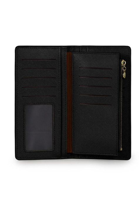 Billetera mujer Vesta negra Carven-3
