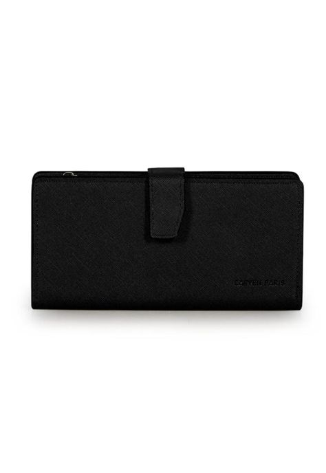 Billetera mujer Vesta negra Carven-4