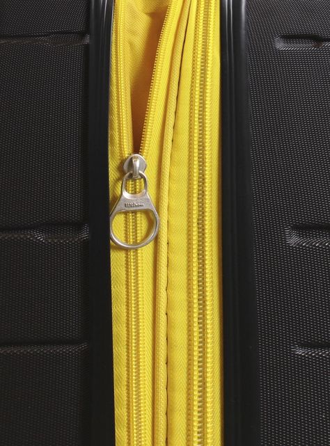 Maleta grande L Madison Negro-Amarillo-5