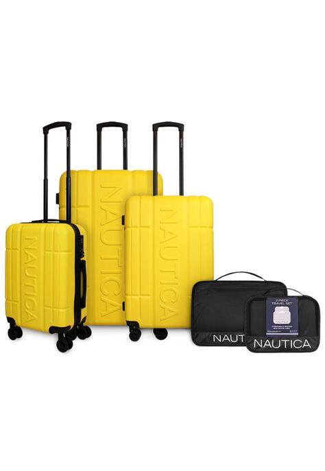 Set 3 Maletas Amsterdam S+M+L + Organizador negro Nautica-0