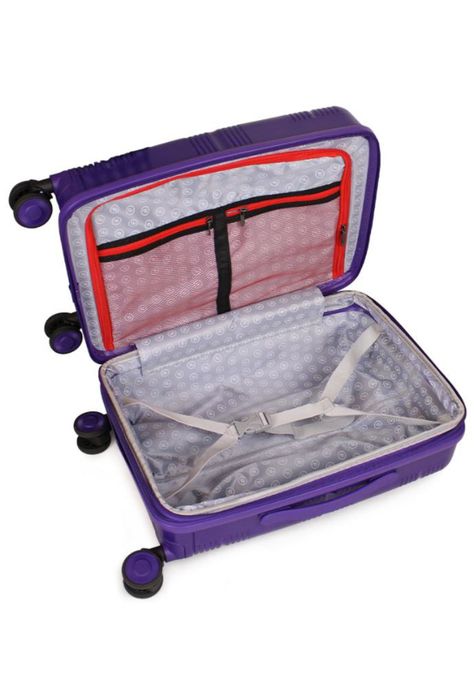 Maleta de cabina con usb CHIC púrpura F la Maleta de Chile-1