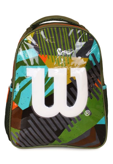 Mochila infantil unisex Fusion verde multicolor Wilson-0