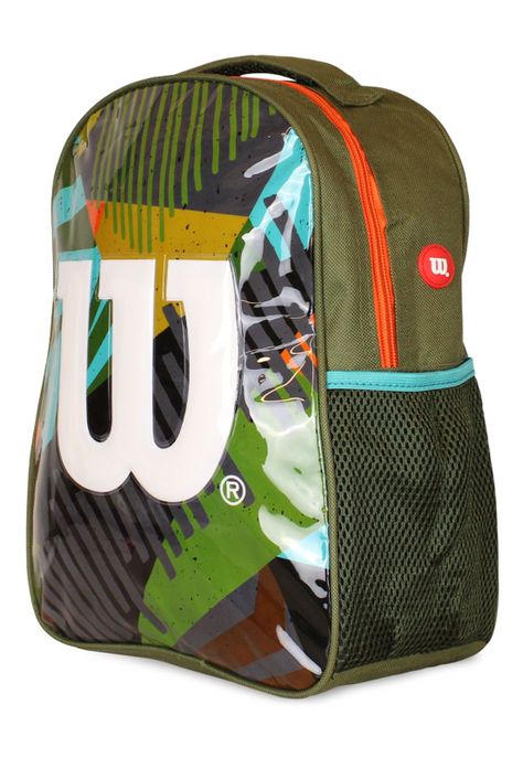 Mochila infantil unisex Fusion verde multicolor Wilson-1