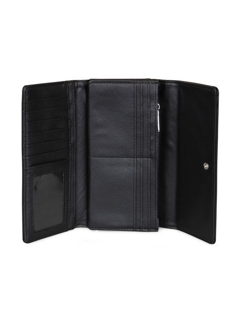 Billetera Flap - Bessie Negra-2