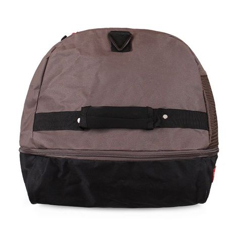 Bolso con ruedas enrollable Coloso Brown - Negro-2