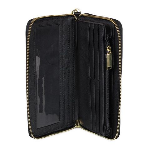Pack 2 Billeteras de mujer Jaeda Negro y Gold-2
