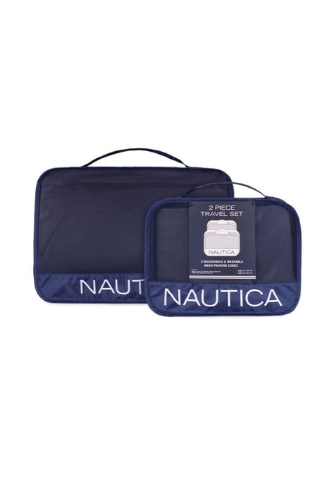 Set 3 Maletas Amsterdam S+M+L + Organizador azul Nautica-1