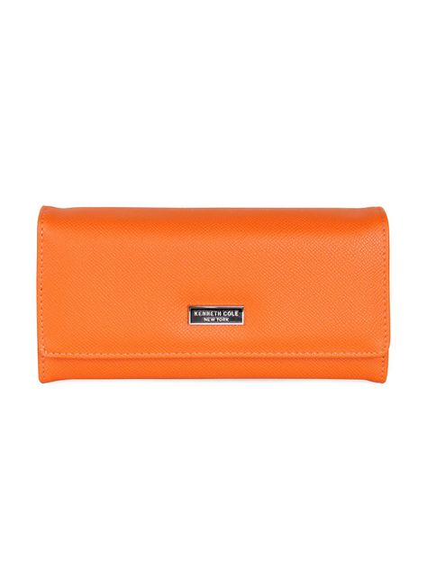 Billetera Flap - Bessie Naranja-0