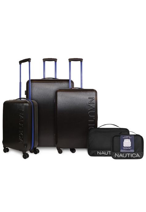 Set Nautica 3 Maletas Victory negra S+M+L + Organizador-0