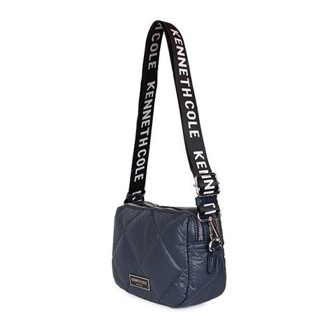 Cartera acolchada Peyton Azul + Billetera Abella Negro-1