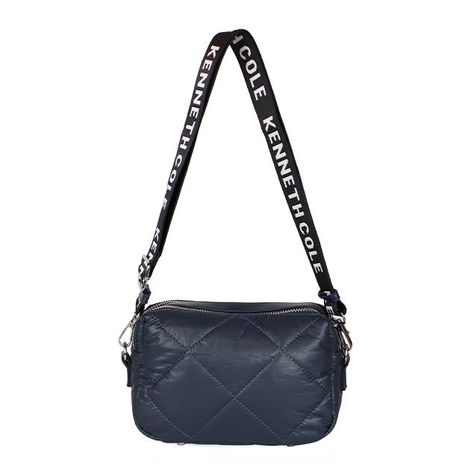 Cartera acolchada Peyton Azul + Billetera Abella Negro-2