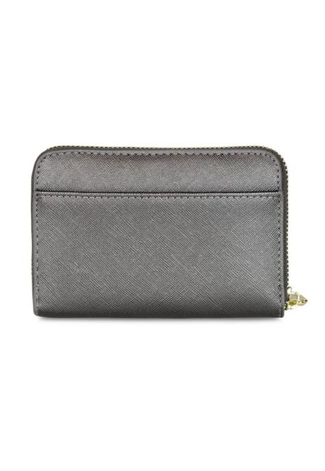 Billetera mujer Trifold gris Kenneth Cole-2