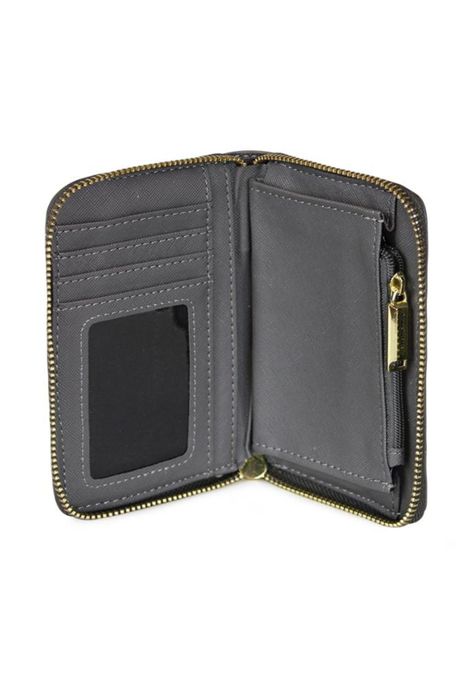 Billetera mujer Trifold gris Kenneth Cole-3