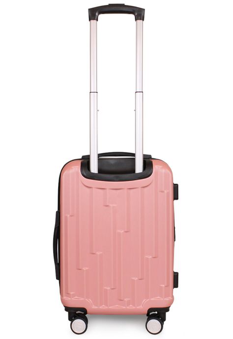 Maleta de cabina Flip rosada + Bolso enrollable Goliat 80lts F-5