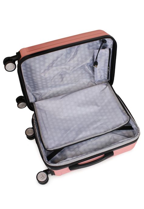 Maleta de cabina Flip rosada + Bolso enrollable Goliat 80lts F-7