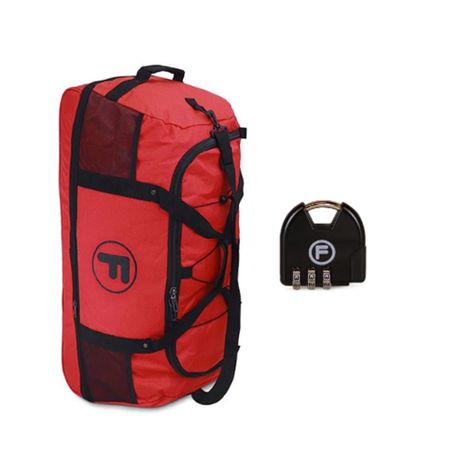 Bolso XL Goliat Rojo + Candado-0