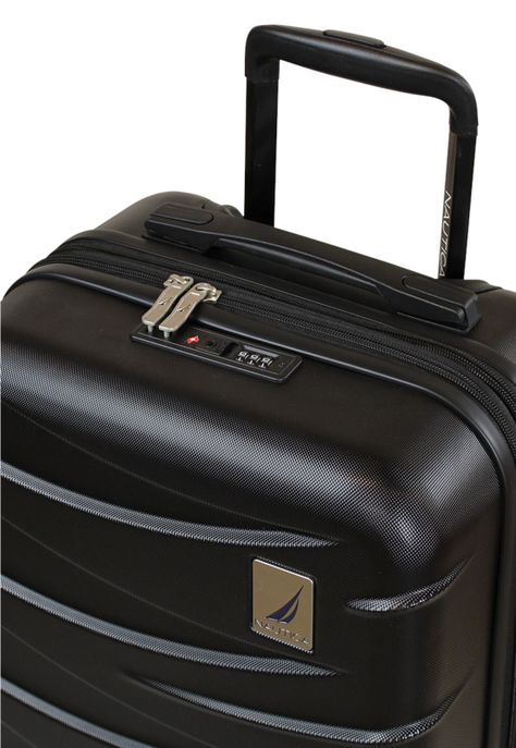 Maleta mediana Mónaco negra M 20kg Nautica-2