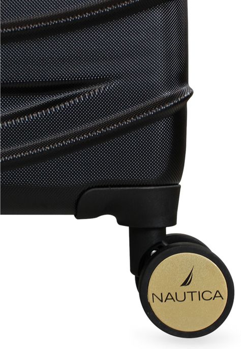 Maleta mediana Mónaco negra M 20kg Nautica-3
