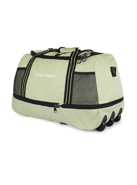 Bolso tipo mochila con ruedas Challenger Verde-9