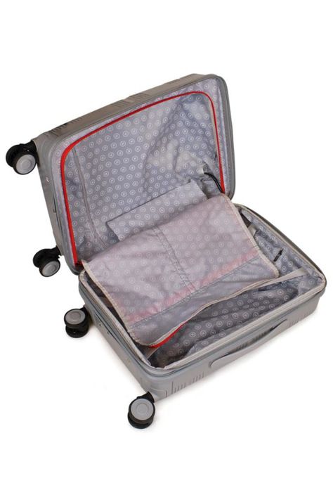 Maleta de cabina con usb CHIC gris F la Maleta de Chile-2
