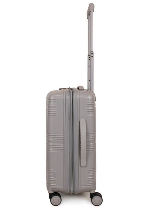 Maleta de cabina con usb CHIC gris F la Maleta de Chile-6