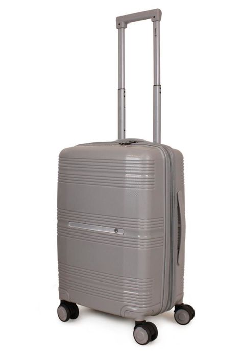 Maleta de cabina con usb CHIC gris F la Maleta de Chile-8