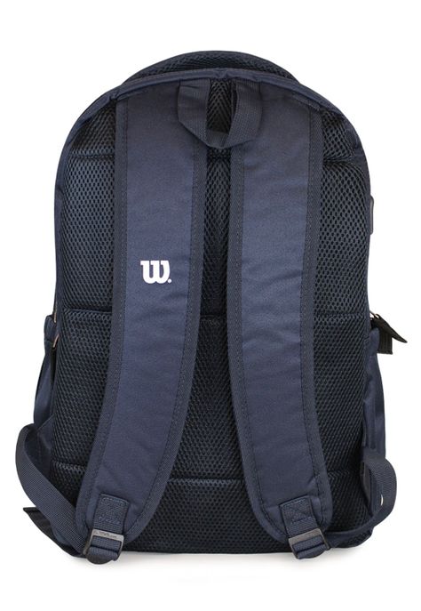 Mochila Wilson Ejecutiva Seul azul con porta notebook y usb-5