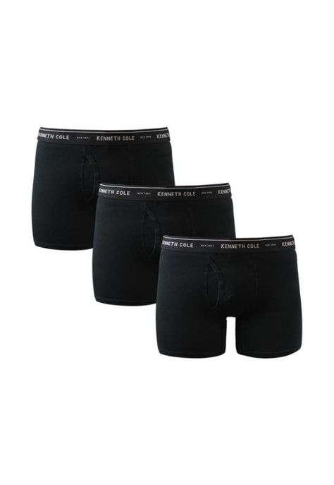 Boxer pack de 3 talla S negros Kenneth Cole-0