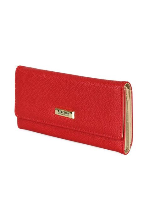 Billetera mujer Fidelia roja Kenneth Cole-1