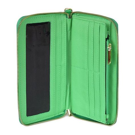 Pack 2 Billeteras de mujer Jaeda Negro y Verde-5