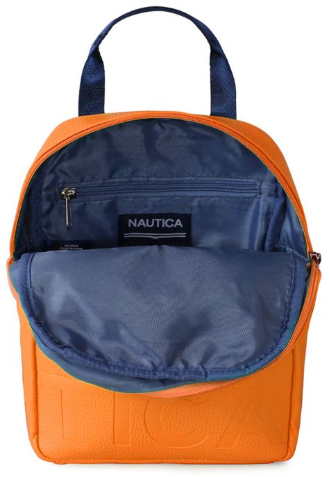 Set 3 Maletas Amsterdam S+M+L + Mochila Emma orange Nautica-2