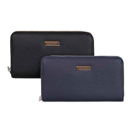 Pack 2 Billeteras de mujer Calixta Negro y Azul-0