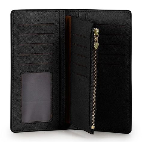 Pack 2 Billeteras de mujer Vesta Negro y Rosa-1