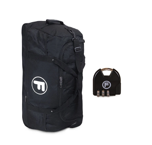 Bolso XL Goliat Negro + Candado-0