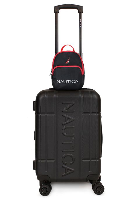 Pack Nautica Maleta cabina Amsterdam + Mochila Parvus negra-0