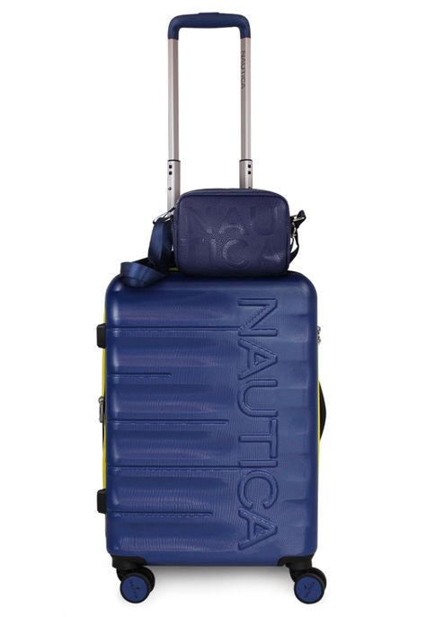 Pack Maleta cabina Ibiza 10k azul + Bandolera Emma blue Nautica-0