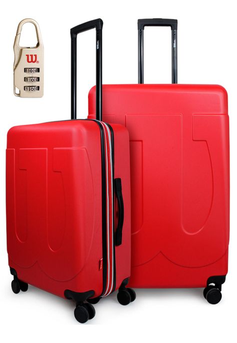 Pack 2 Maletas M+L West Coast roja Wilson-0