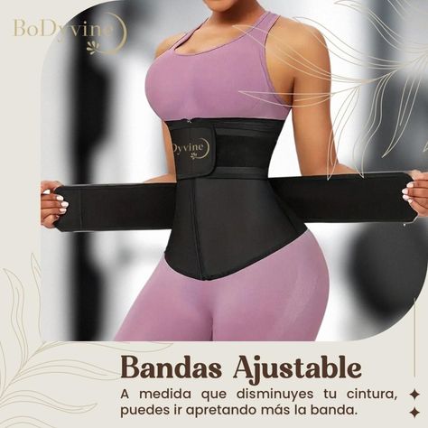 Faja Reductora Cinturilla BoDyvine Ajustable Doble Sujeción-5