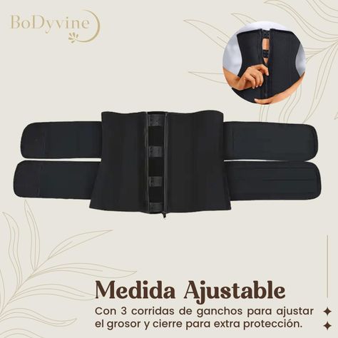 Faja Reductora Cinturilla BoDyvine Ajustable Doble Sujeción-6